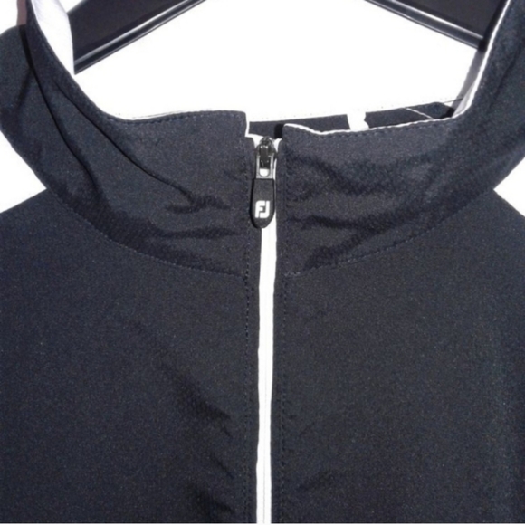 FootJoy FJ Men's 1/4 half Zip Windbreaker Golf Jacket w pocket sz L Large - Picture 5 of 8